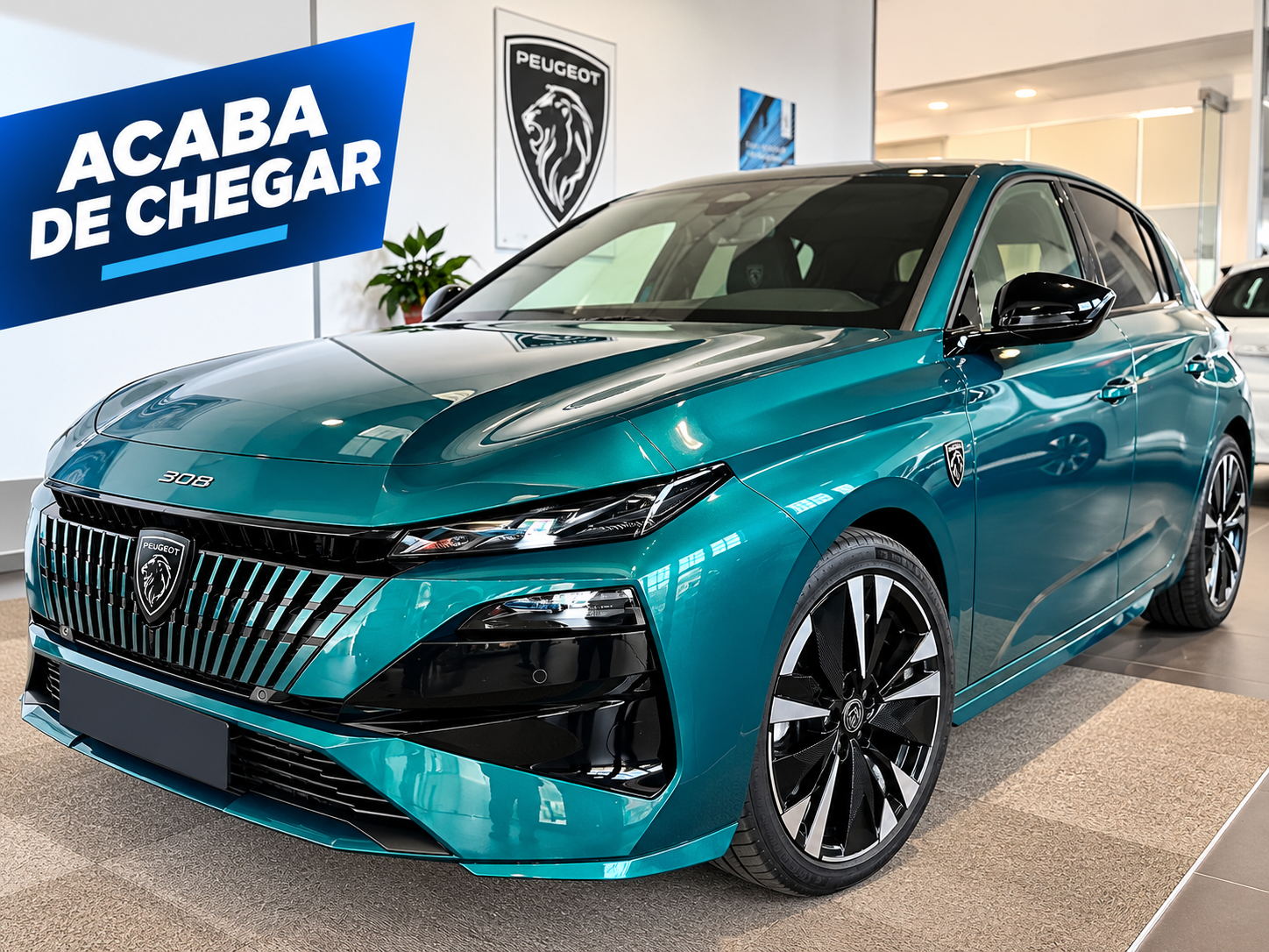 Nuevo Peugeot 308 en exposición